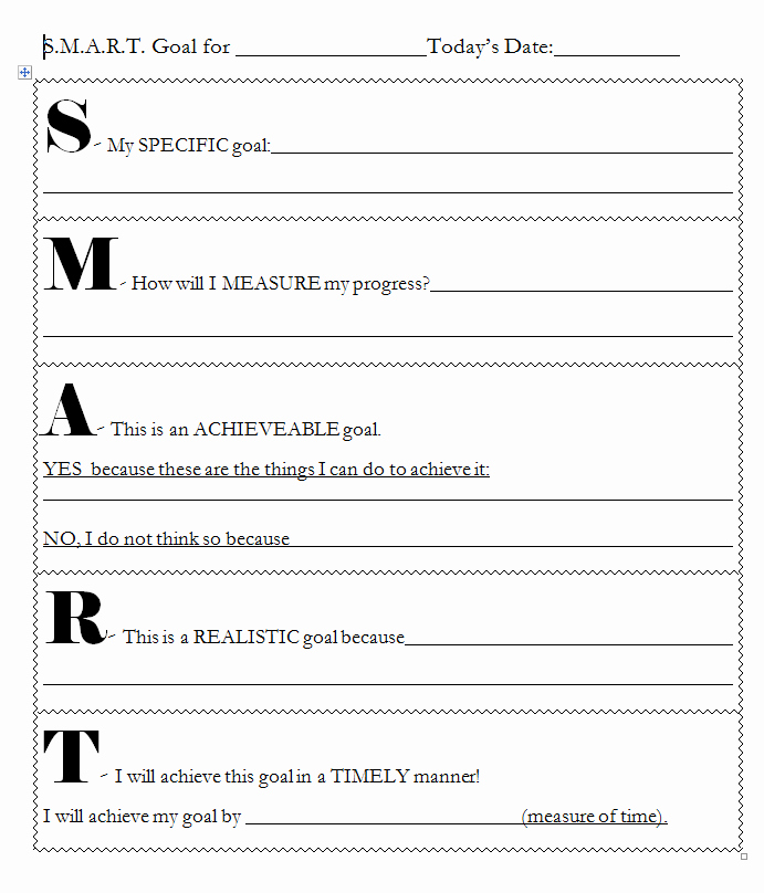 Student Goal Setting Worksheet Pdf Beautiful Print Smart Goal Setting Worksheet