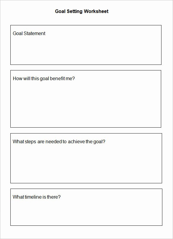 Student Goal Setting Worksheet Pdf Best Of 8 Goal Setting Worksheet Templates Free Word Pdf Documents Download