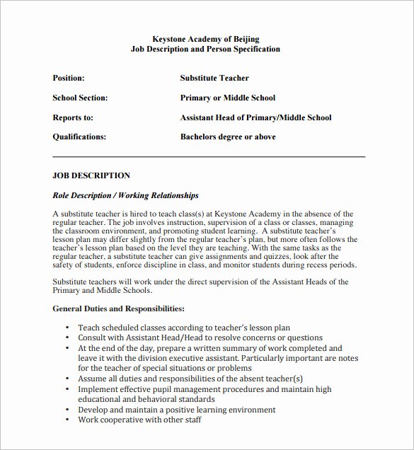 Substitute Teacher Cover Letter Examples Awesome How to Write A Good Cover Letter for Substitute Teacher