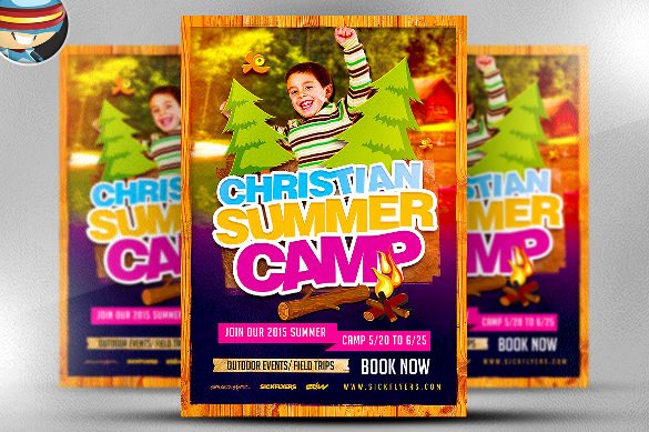 Summer Camp Flyer Design Unique 51 Summer Camp Flyer Templates Psd Eps Indesign Word