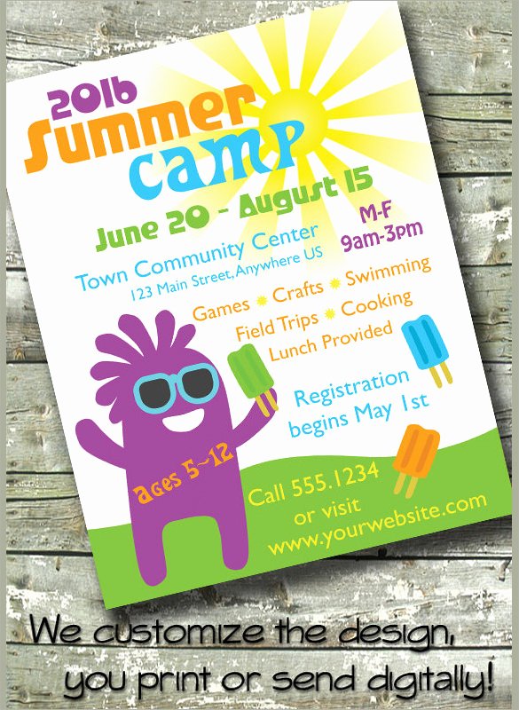 Summer Camp Flyer Template Free Best Of 17 Summer Camp Flyer Templates Word Psd Ai Eps Vector