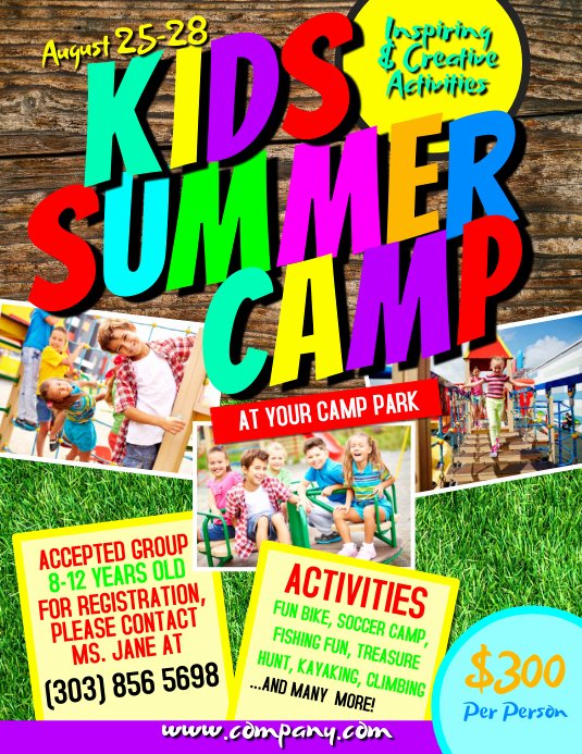 Summer Camp Flyer Template Free Fresh Kids Summer Camp Flyer Template