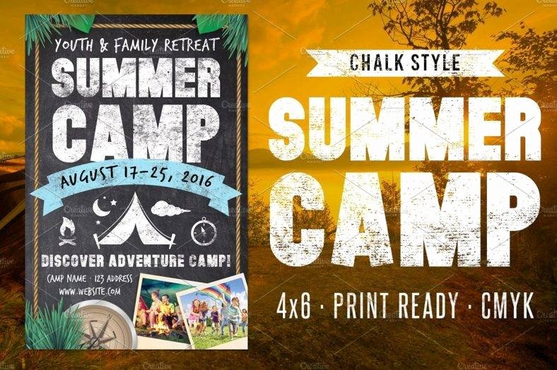 Summer Camp Flyer Template Lovely 10 Retreat Flyer Designs &amp; Templates Psd Ai