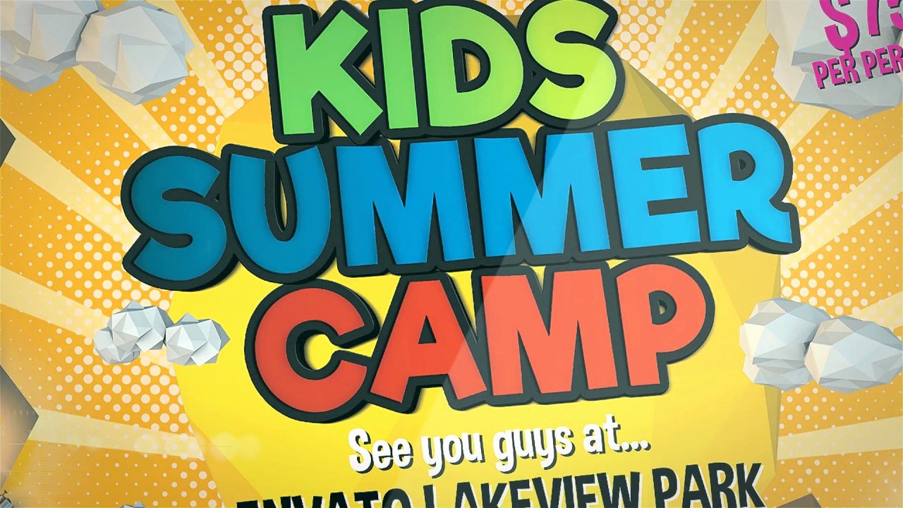 Summer Camp Flyer Templates Free Awesome Kids Summer Camp Flyer Template