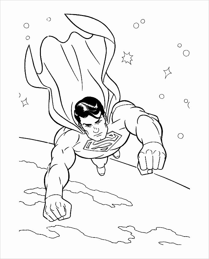 Super Hero Coloring Page Beautiful Superhero Coloring Pages Coloring Pages