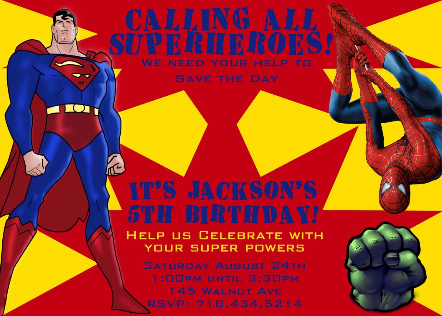 Superhero Birthday Invitations Templates Free New Free Printable Superhero Birthday Invitations – Bagvania Free Printable Invitation Template