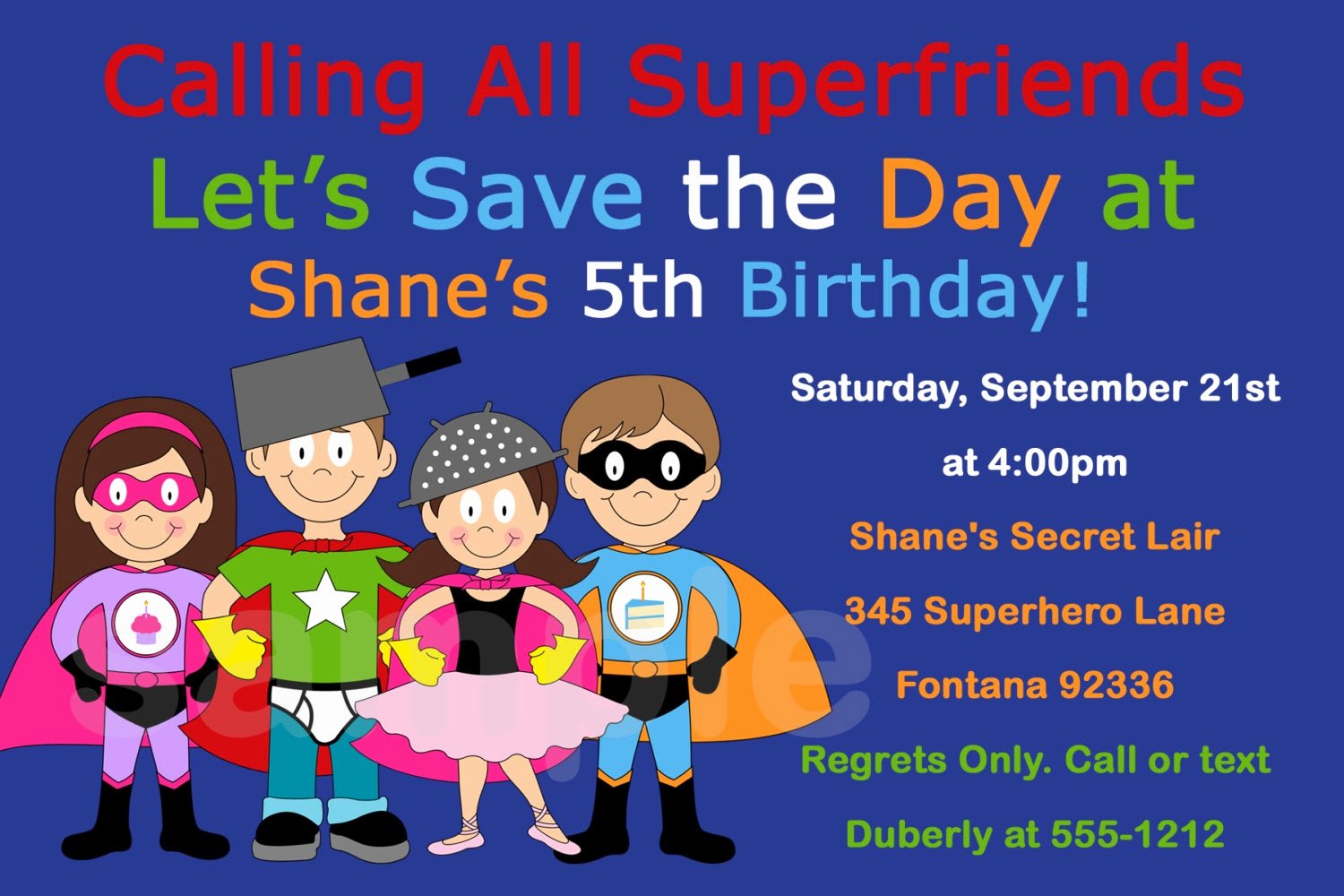 Superhero Girl Birthday Invitations Unique Superhero Birthday Invitation Superhero Party by