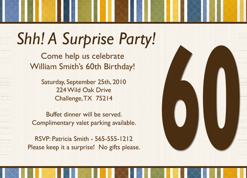 Surprise Party Invites Templates Fresh Free Surprise Birthday Party Invitations