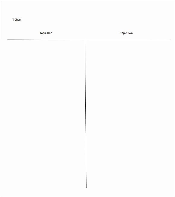 T Chart Template Word Beautiful Sample T Chart 7 Documents In Pdf Word