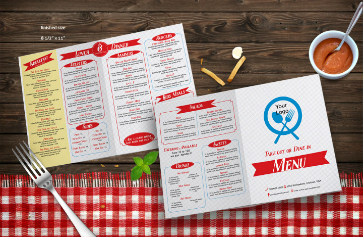 Take Out Menu Template Lovely 20 Restaurant Take Out Brochure Templates Ai Psd Google Docs Apple Pages