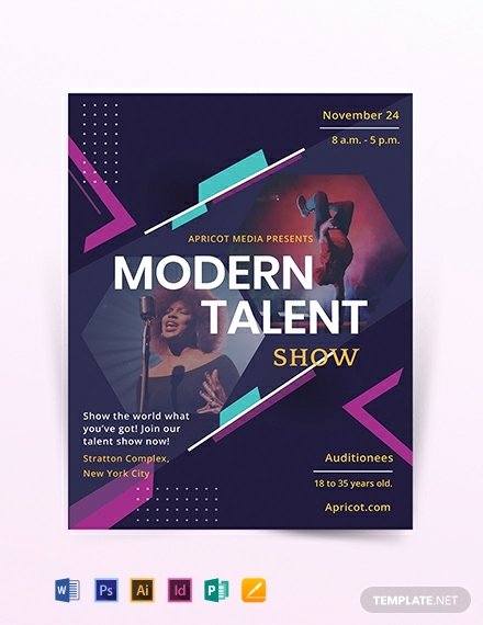 Talent Show Flyer Template Free Beautiful Free Talent Show Flyer Template Download 1570 Flyers In Psd Illustrator Word Publisher