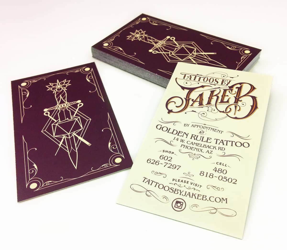Tattoo Artist Business Cards Awesome Amy Has Design Tattoo Artist Branding &amp; Website Design for Tattoos by Jake B