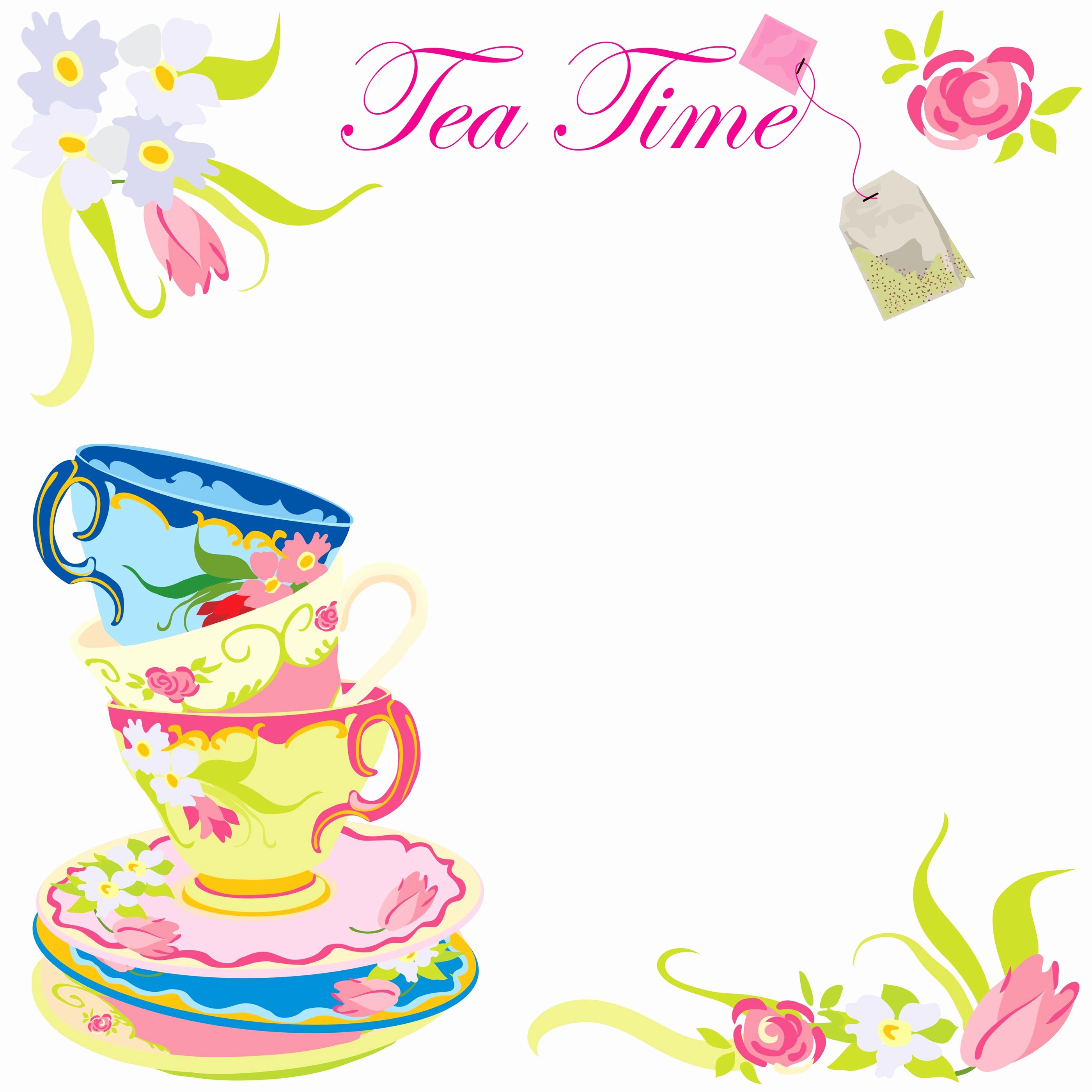 Tea Party Invitation Template Luxury Tea Cups for Tea Party Birthday theme Description From Pinterest I Searched for This On