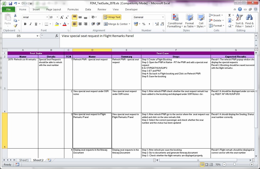 Test Case Template Excel Lovely Test Case Template Excel