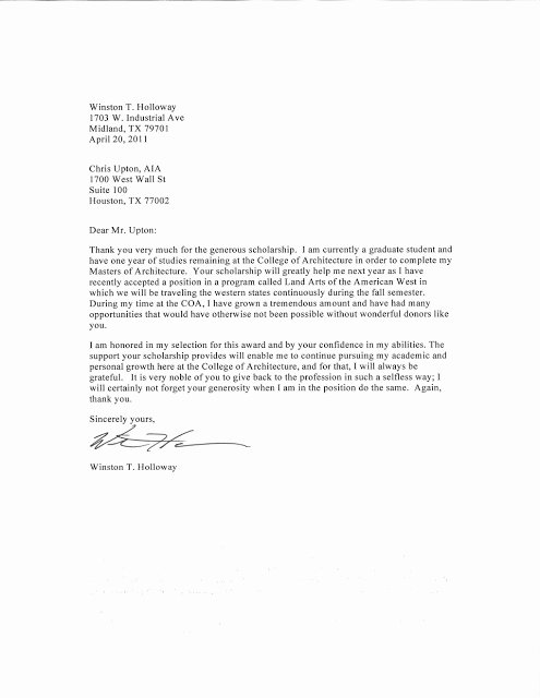 Thank You Letter for Scholarship Inspirational Aia West Texas West Texas Chapter Aia 2011 Scholarship Recipients