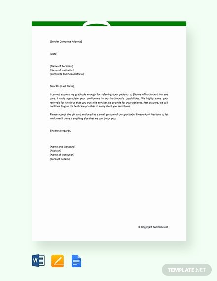 Thank You Letter to Doctor Best Of 110 Free Thank You Letter Templates Word Google Docs Apple Pages