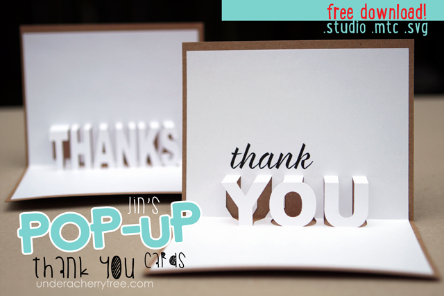 Thank You Pop Up Cards Beautiful Free Pop Up Cards for Y All — Make the Cut forum