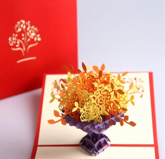 Thank You Pop Up Cards Elegant 3d Pop Up Greeting Card Birthday Card Pop Up Card by Talksite