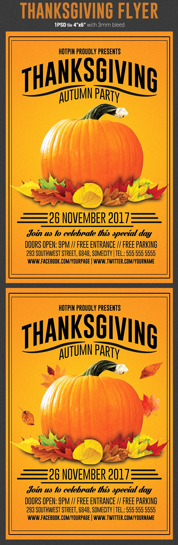 Thanksgiving Flyer Template Free Inspirational Thanksgiving Flyer Template
