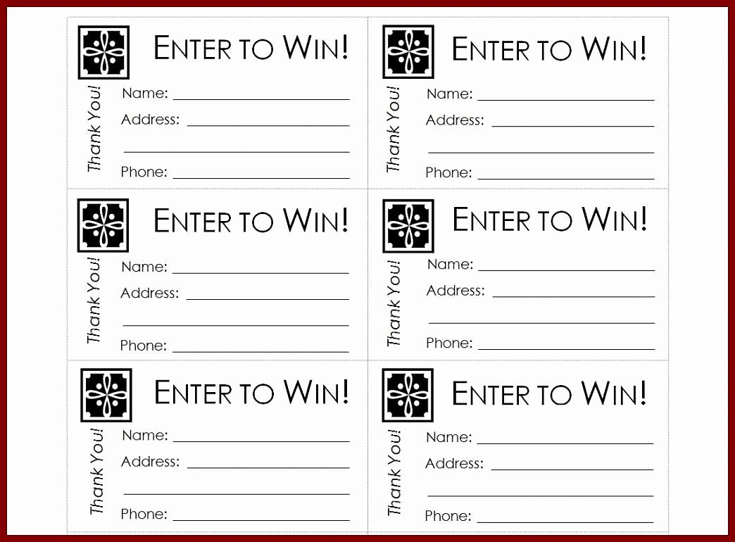 Ticket order form Template Beautiful Avery Printable Tickets Template