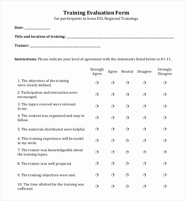 Training Feedback form for Employees Beautiful Training Survey Template – 10 Free Word Excel Pdf Documents Download