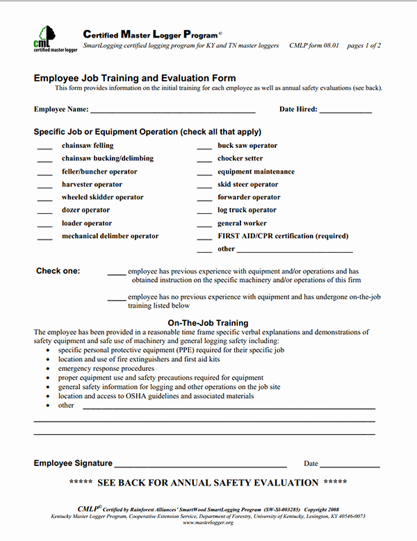 Training Feedback form for Employees Inspirational Employee Training Evaluation form Sample forms