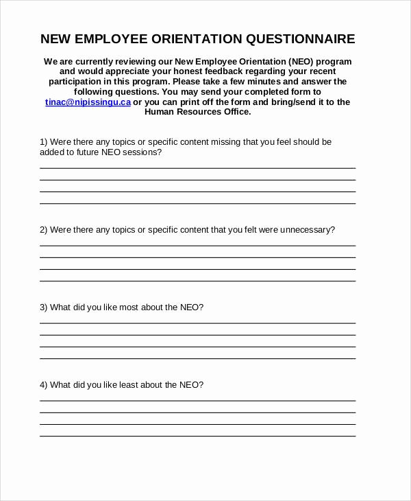Training Feedback form for Employees Lovely 60 Sample Survey forms Word Pdf