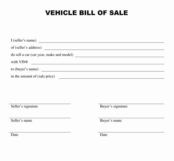 Travel Trailer Bill Of Sale Inspirational Free Printable Printable Bill Of Sale for Travel Trailer form Generic