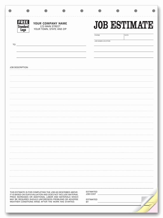 Tree Service Estimate Template Elegant Printable Blank Bid Proposal forms