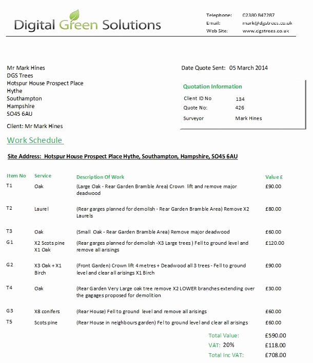 Tree Service Estimate Template Unique Tree Removal Quote Template Image Quotes at Relatably