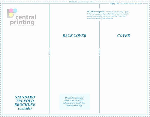 Tri Fold Brochure Template Illustrator Beautiful Brochure Templates
