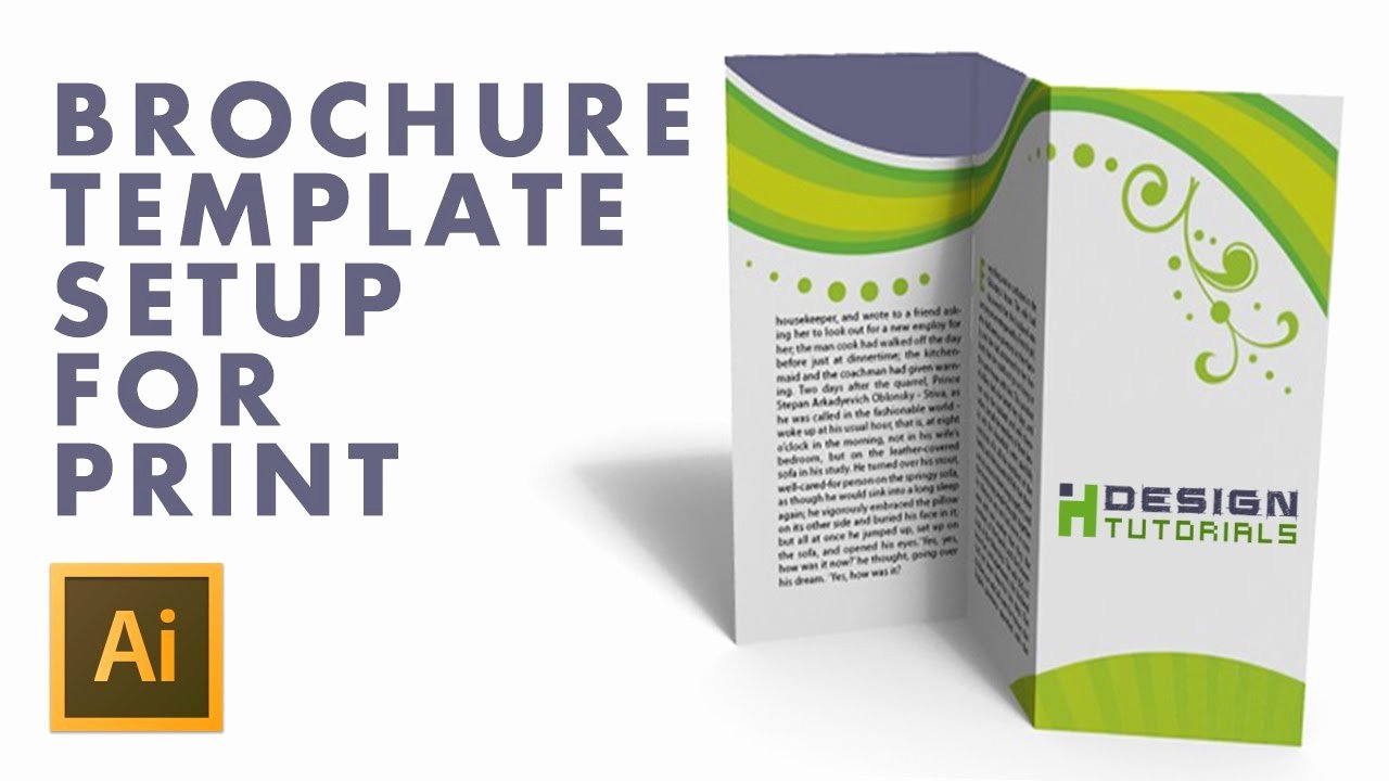Tri Fold Brochure Template Illustrator Luxury Brochure Template Setup for Print In Adobe Illustrator