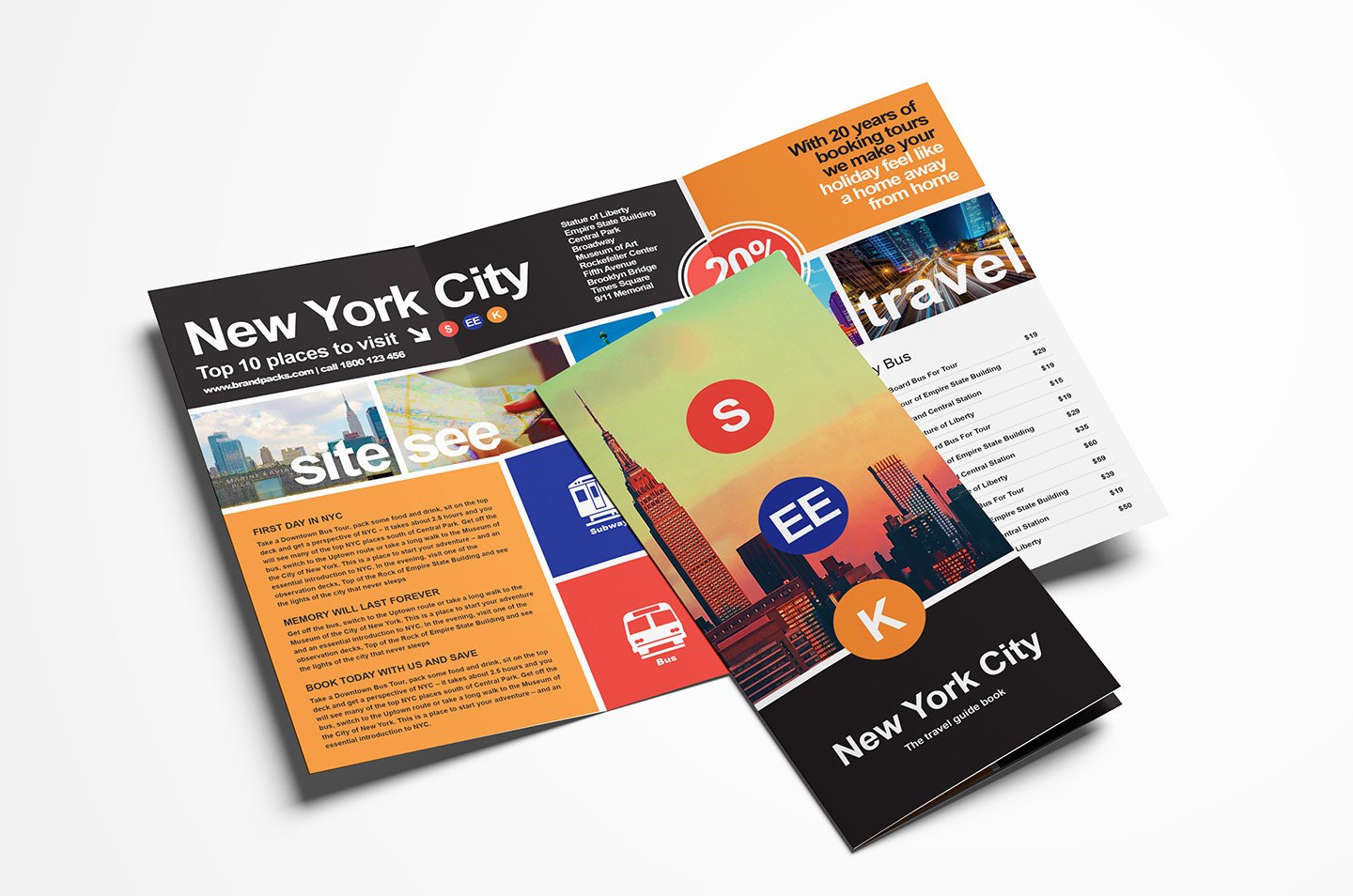Tri Fold Brochure Template Illustrator Luxury Free Travel Trifold Brochure Template for Shop &amp; Illustrator Brandpacks