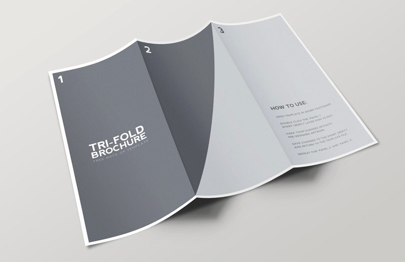 Trifold Brochure Template Photoshop Best Of Tri Fold Brochure Mockup Template