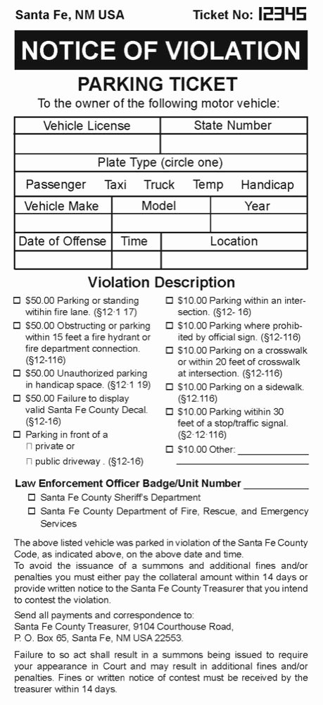 Unauthorized Occupant Violation Notice Letter Luxury Parking Violation Notice Template Free Download Printable Templates Lab