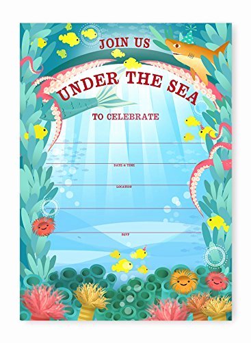 Under the Sea Invitation Templates Inspirational Party Invitations Under the Sea