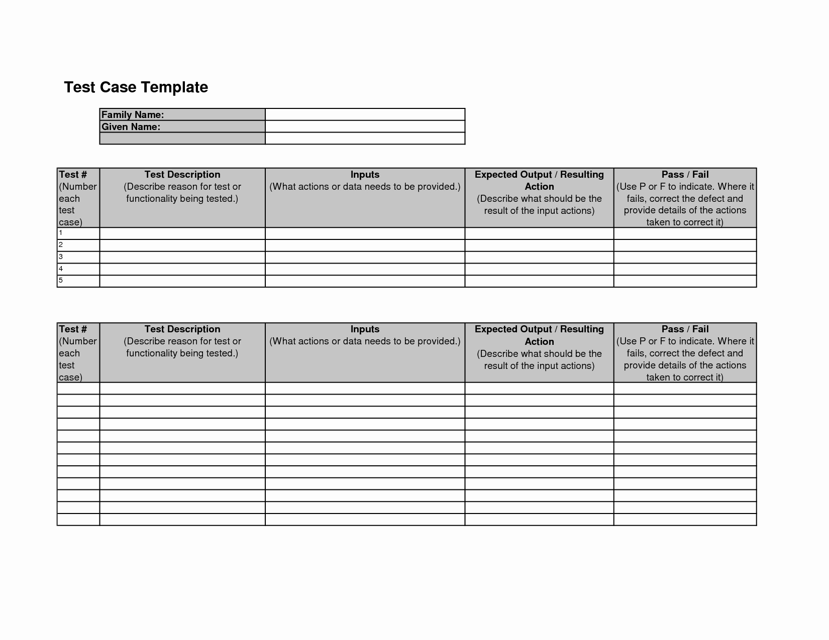 Use Cases Template Excel Lovely Test Case Template