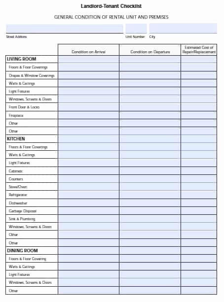 Vacation Rental Checklist Template Inspirational Apartment Checkout List Nice Apartement