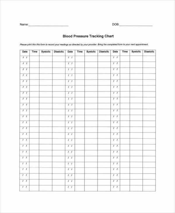 Vaughn Blood Pressure Chart Unique Sample Blood Pressure Chart 9 Examples In Pdf Word