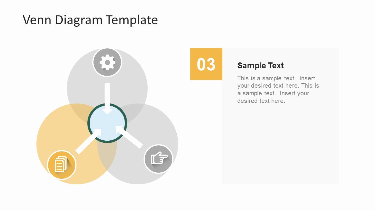 Venn Diagram Powerpoint Template Awesome Simple Flat Venn Diagram Powerpoint Template Slidemodel