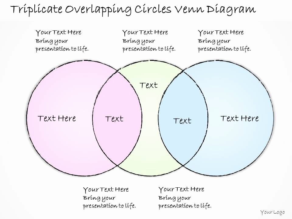 Venn Diagram Template Powerpoint Inspirational 2502 Business Ppt Diagram Triplicate Overlapping Circles Venn Diagram Powerpoint Template