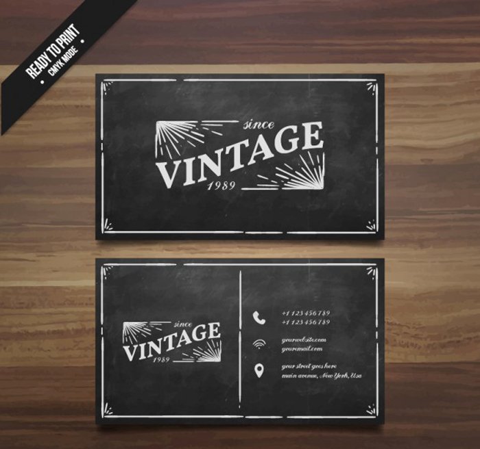 Vintage Style Business Card Best Of 21 Free Vintage Business Card Templates for Download