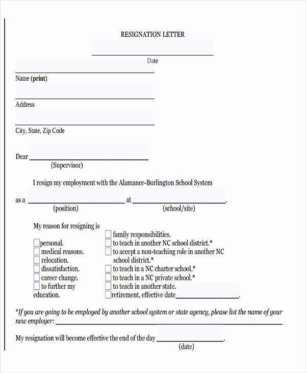 Voluntary Resignation form Template Best Of 6 Board Resignation Letter Template 6 Free Word Pdf format Download