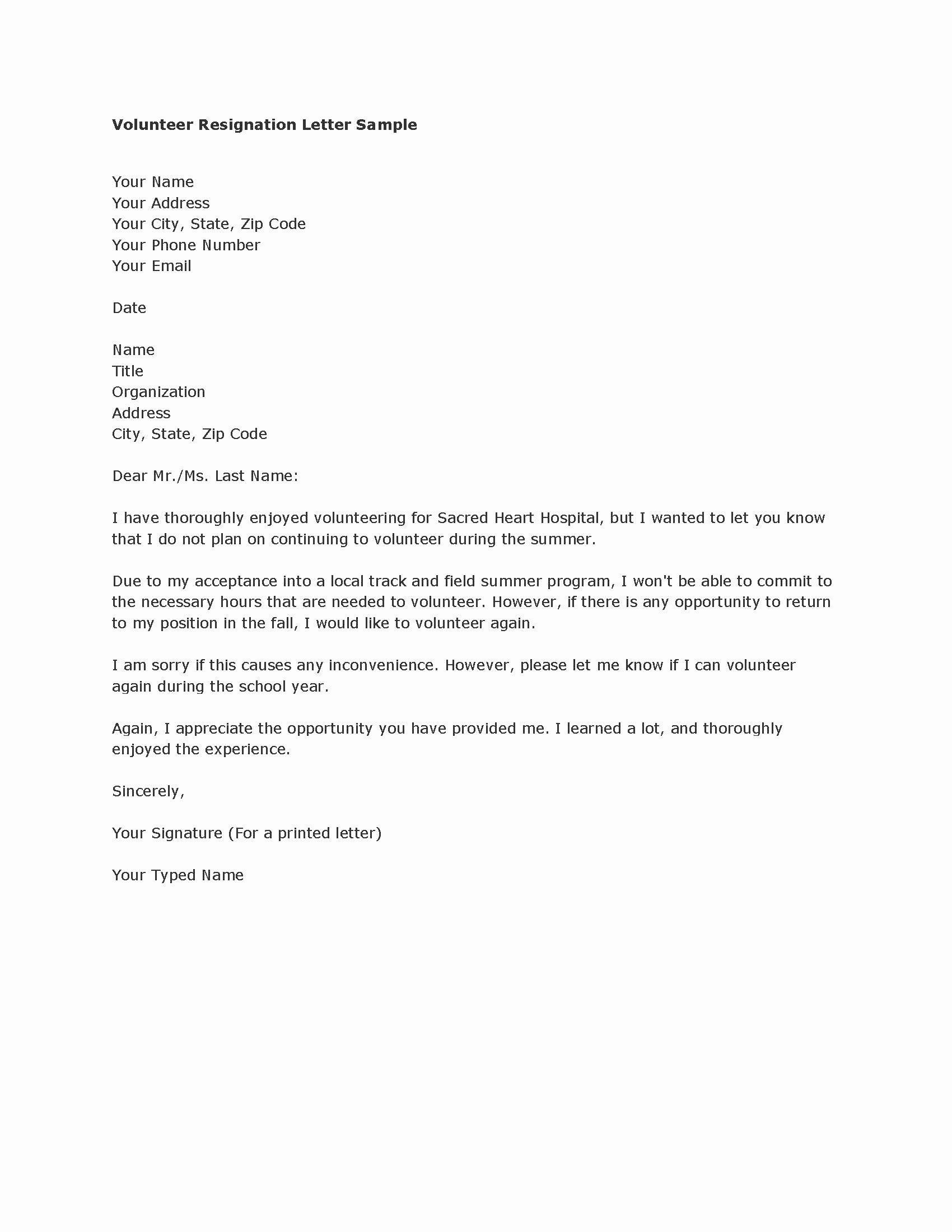 Voluntary Resignation form Template Luxury Download Resignation Letters Pdf &amp; Doc
