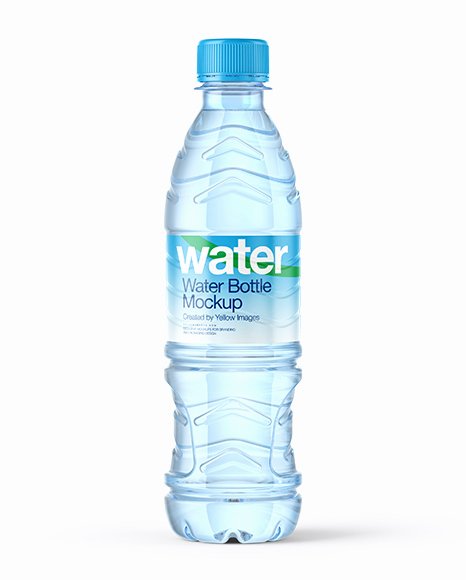 Water Bottle Mock Up Best Of Blue Pet Water Bottle Mockup In Bottle Mockups On Yellow Object Mockups