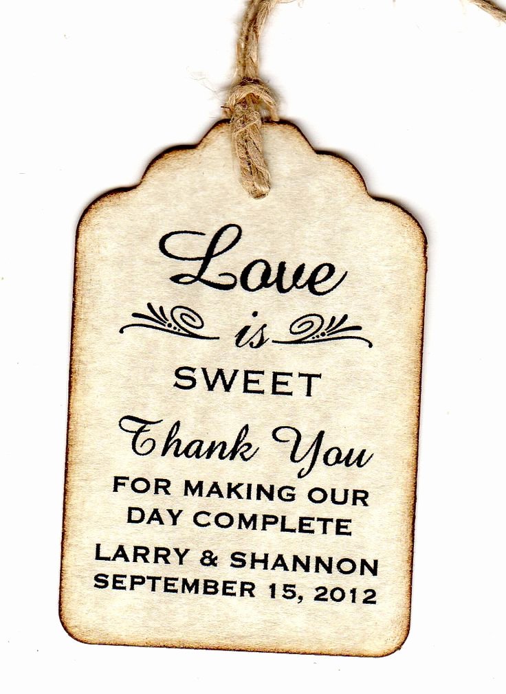 Wedding Favor Thank You Tag Inspirational 100 Wedding Favor Gift Tags Place Card Escort Tags Thank You Tags Bridal Shower Tags Love is
