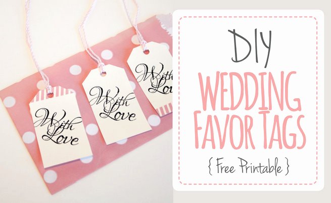 Wedding Favor Thank You Tag New Wedding Favor Tags &quot;with Love&quot; Luggage Tag Printable