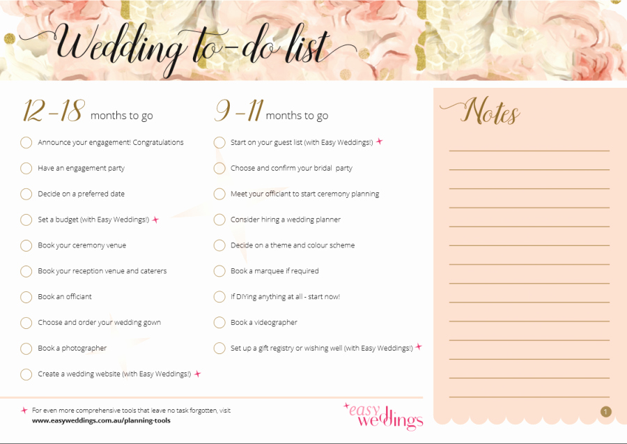 Wedding Planner Website Template Unique Get A Free Printable Wedding Planning Checklist Here