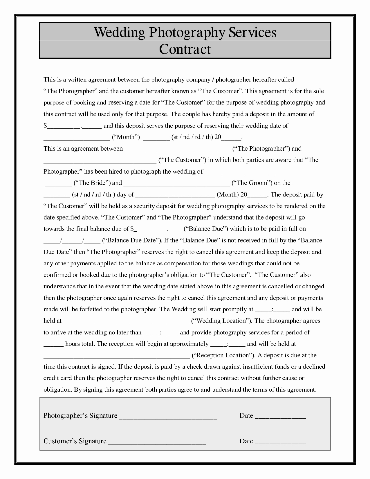 Wedding Vendor Contract Template Unique Discover What You Should Include In Your Professional