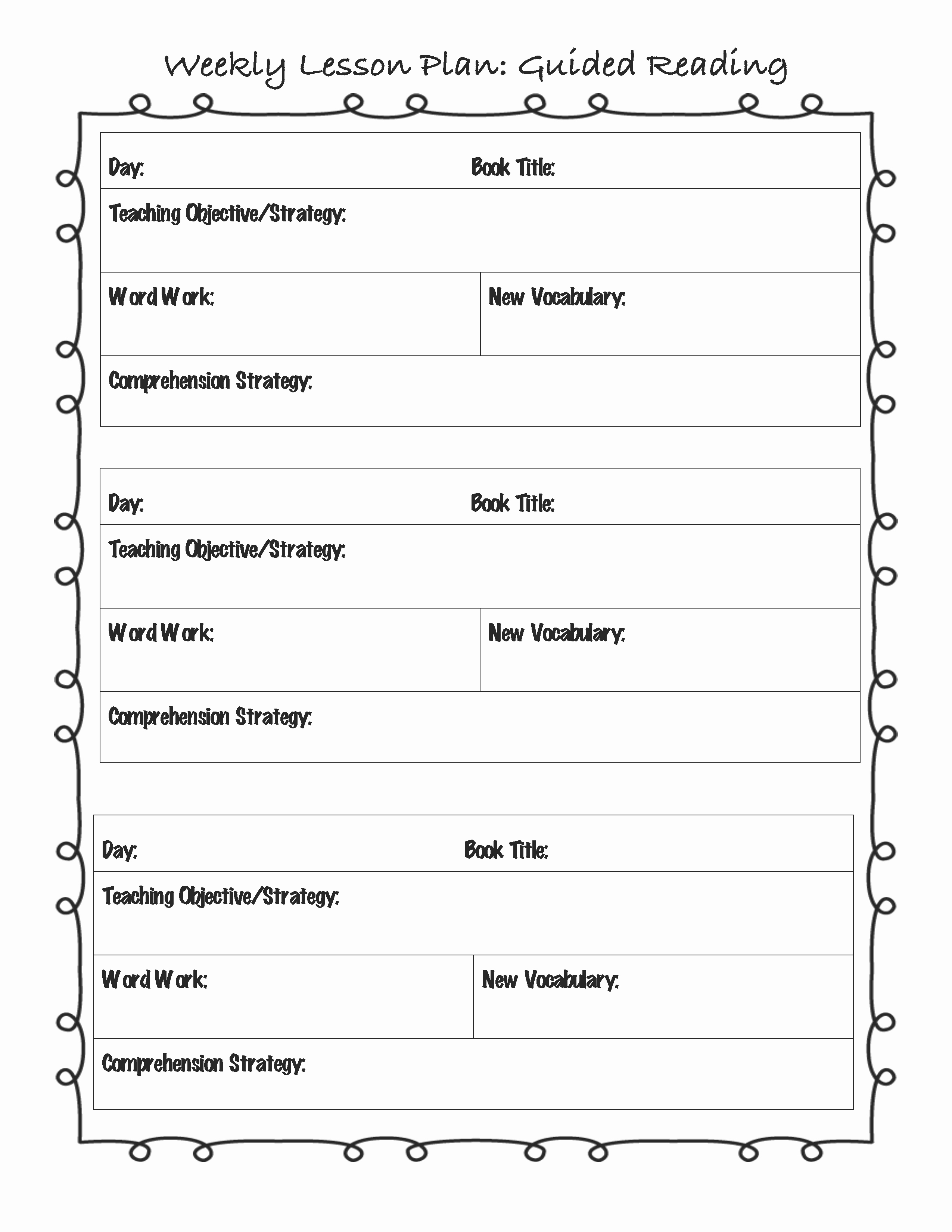 Weekly Lesson Plan Template Elementary Awesome Lesson Plan Template
